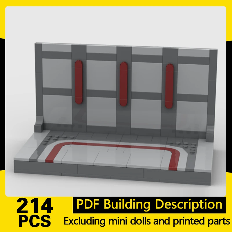 Popular Movie Model MOC Building Bricks Republic Hangar Background Modular Technology Gifts Holiday Assemble Children Toys Suit
