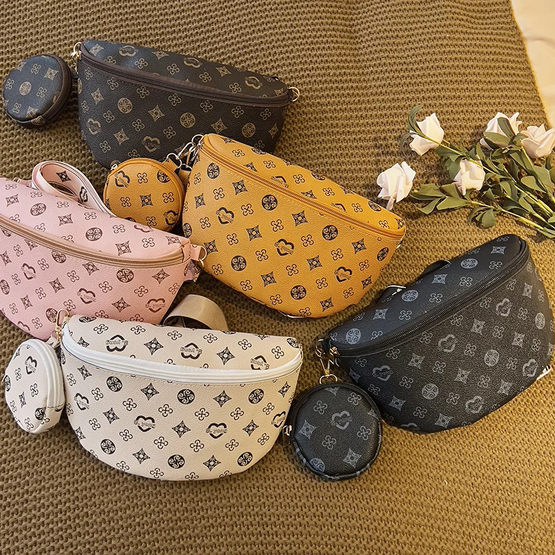 

Fanny pack two-piece set satchel messenger bag ladies bags