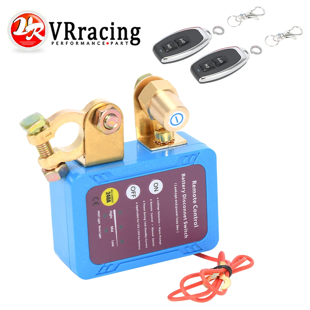 

Remote Battery Disconnect Switch 12V 240A Kill Switch Automatic Power Shut Off Switch Remote Control Switch For Auto