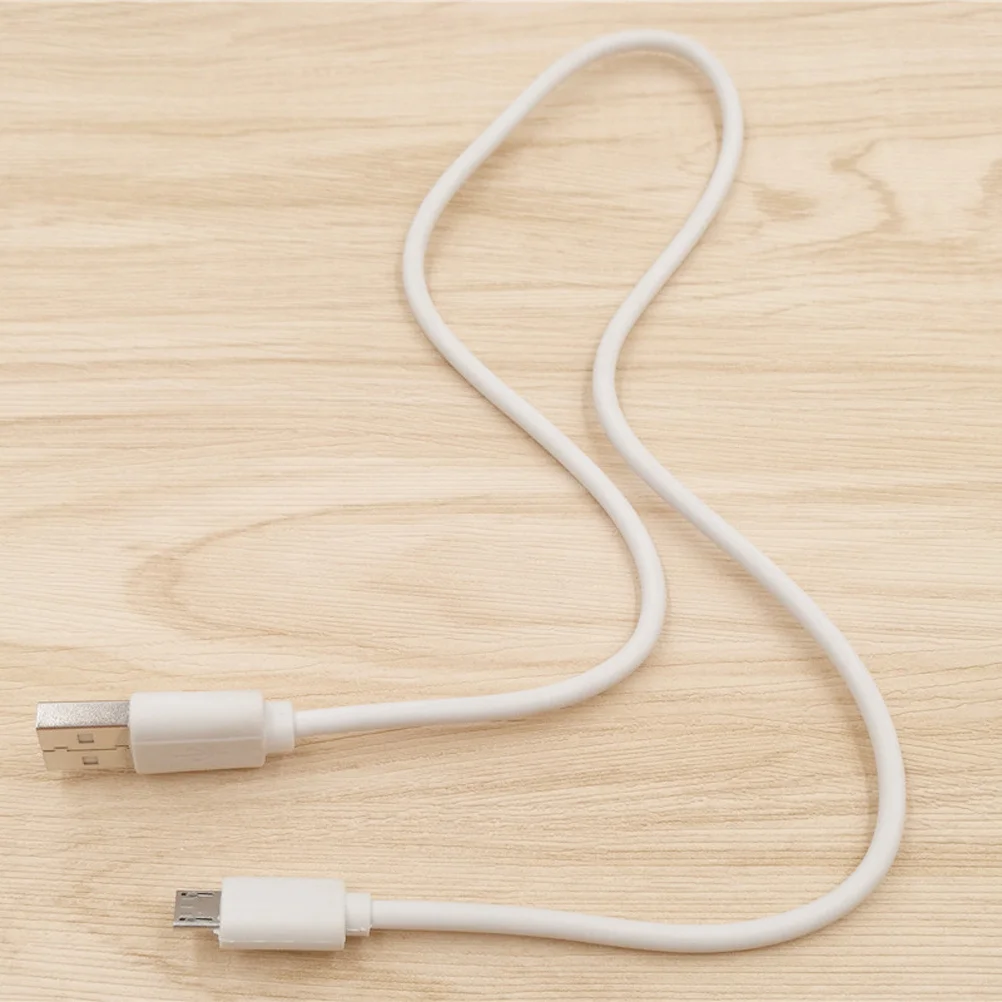 Duurzame 75x1cm micro-USB 20-kabel witte hoge snelheid oplaadsnoer voor apparaat thuiskantoor reizen micro-USB-kabel