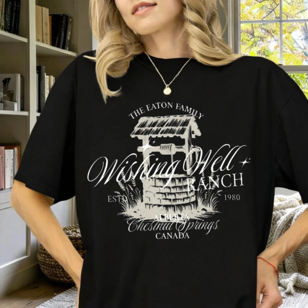 Wishing Well Ranch Chestnut Springs Shirt Elsie Silver Merch Rhett Cade Eaton Theo Cowboy Romance Cowgirl Reader Gift T-shirts