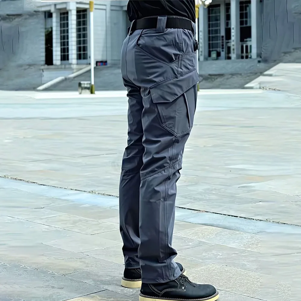 

THORSOL Spring/Autumn Elastic Tactical Cycling Trousers Men Outdoor Sports Bicycle MTB Trousers Breathable Pantaloni Mtb Enduro