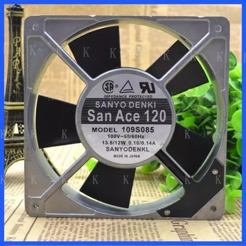 

C FOR Sanyo san Ace 120 109S085 12025 100V 0.16A/0.14A 12CM Axial Cooling Fan