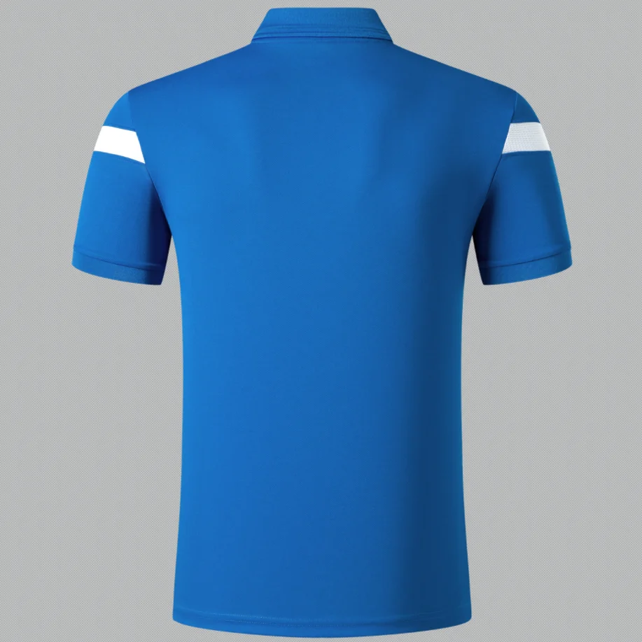 SUNAIS Polo Shirt Men Summer Quick Drying Short Sleeve T-shirt Club Training Football Uniforms Custom Culture Shirt 730639
