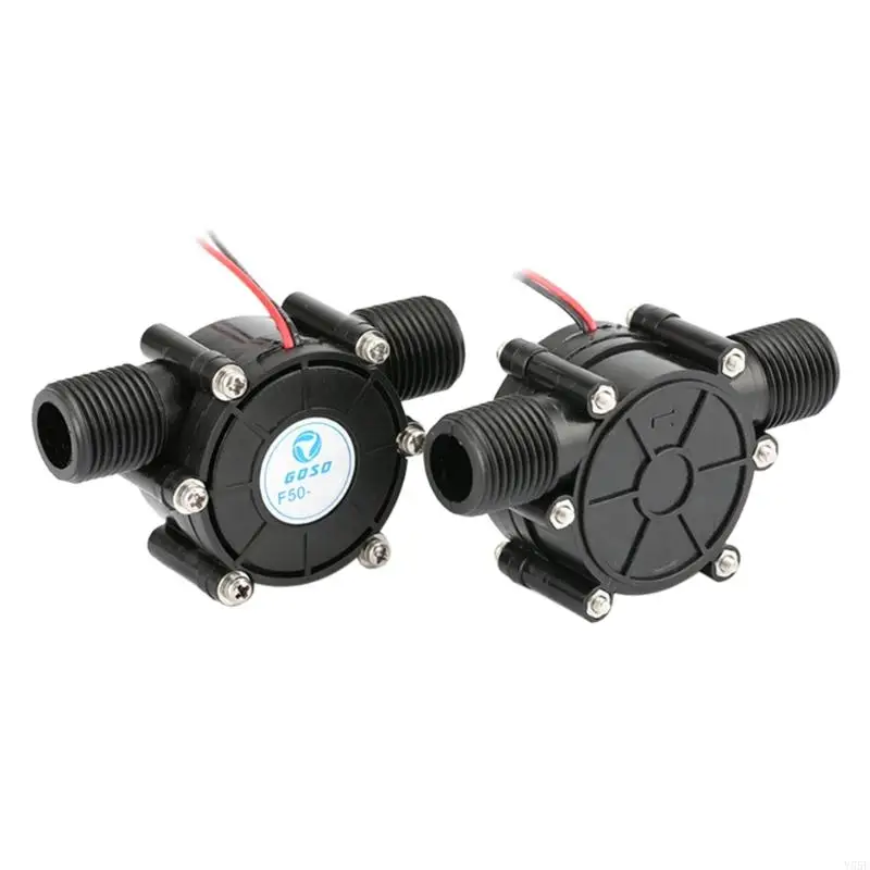 Y55E 80V/12V/5V Generador flujo agua potencia Hidráulico Diy Conversión energía Luz