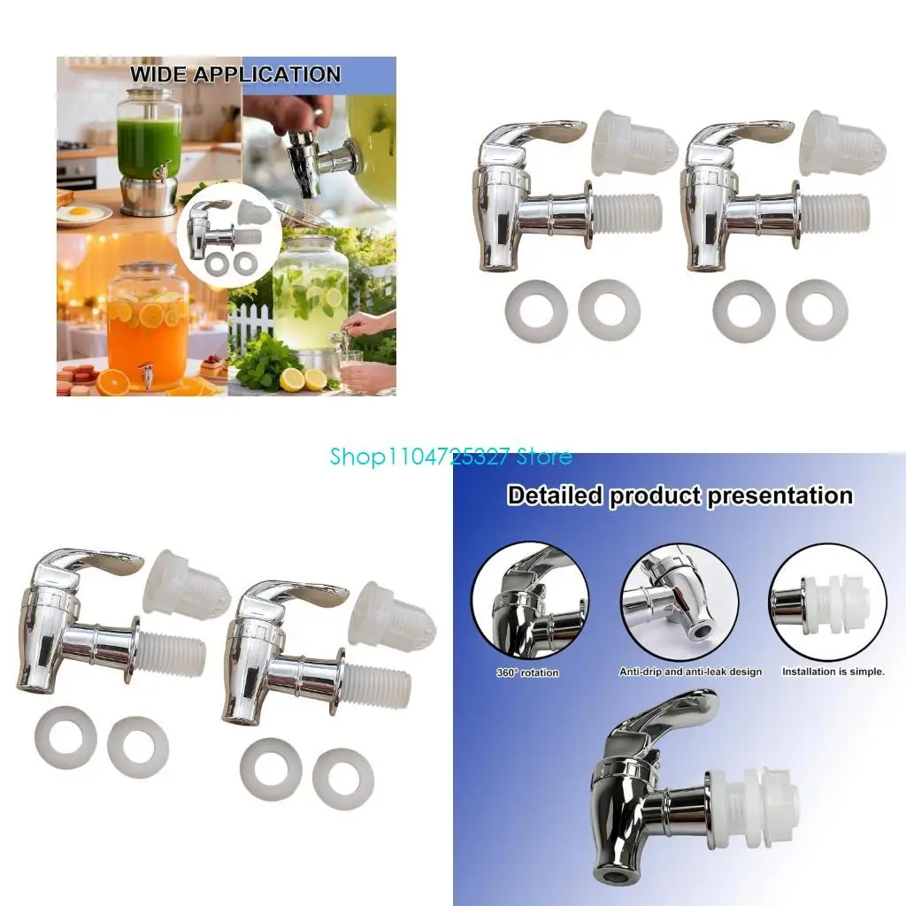 

D8KF Set Of 2 Quick Releases Liquid Tap For Portable Washing Stations And Event