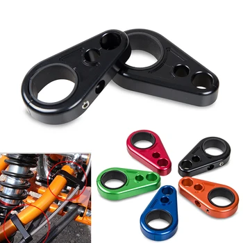 A-arm ATV fren hattı kelepçeleri Yamaha YFZ450 Raptor 125 250 350 660 Banshee 350 Blaster savaşçı büyük ayı Grizzly 700 Rhino