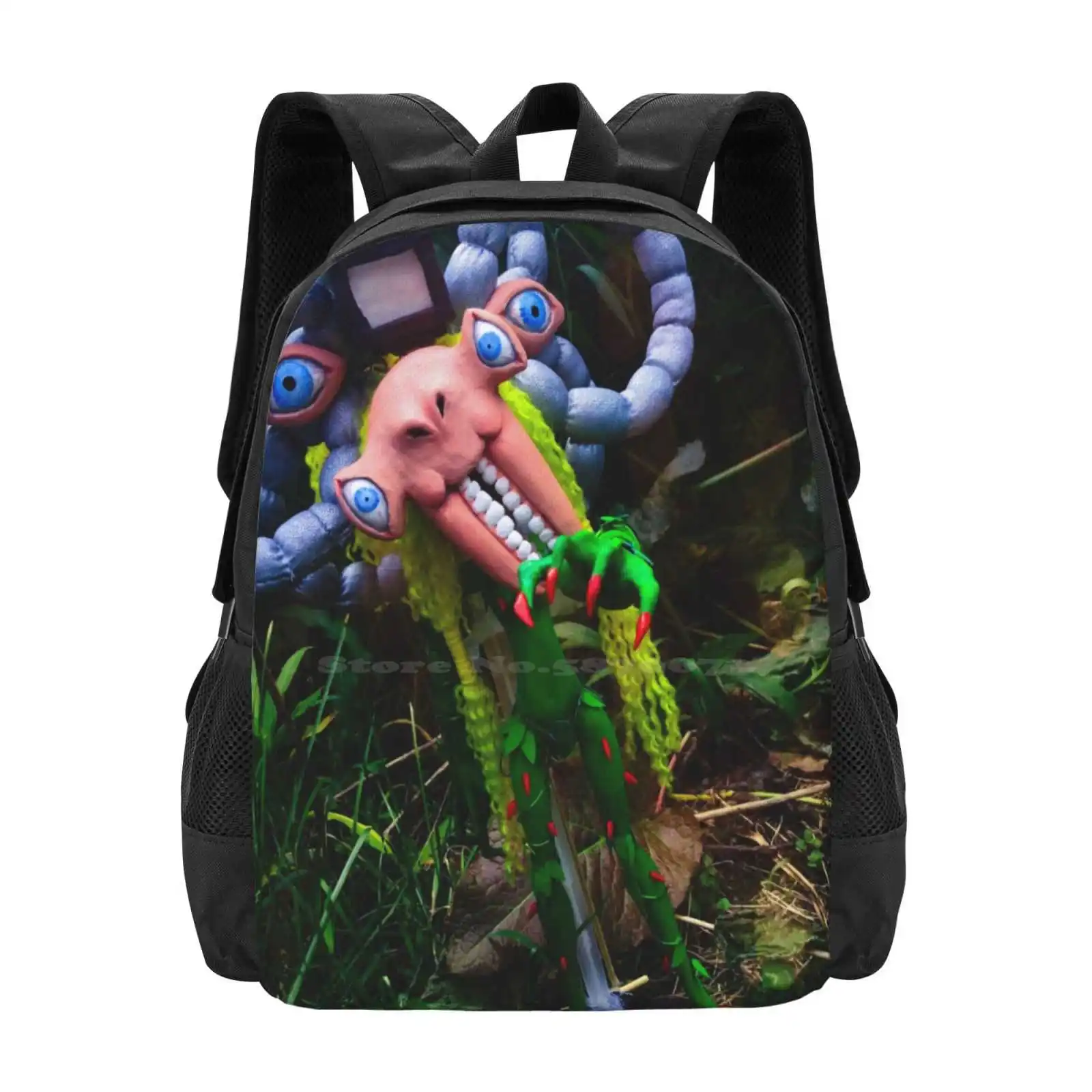 

/ Рюкзаки Photoshop Flowey для школы, дорожные сумки для девочек-подростков Cutedbrandarts, зеленый, желтый, розовый, синий, красный, серебристый, ТВ-глазы