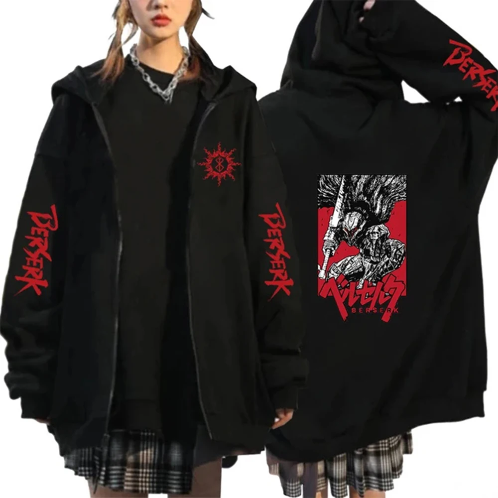 

Japanese Berserk Anime Hoodie Guts Eyes Manga Hoodies Harajuku Long Sleeves Sweatshirt Hip Hop Boy Girl Clothes Outerwear Coat