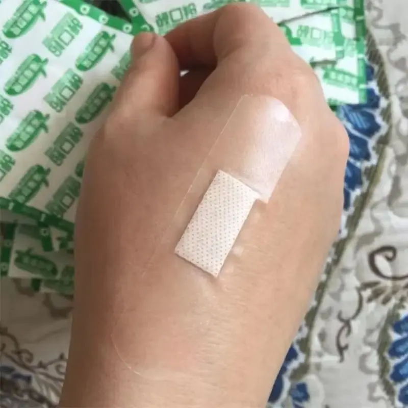 120 قطعة/المجموعة 160 قطعة/المجموعة مقاوم للماء الفرقة المعونة بولي شفافة شرائط الإسعافات الأولية للاستحمام السباحة الجلد التصحيح تضميد الجروح الجص