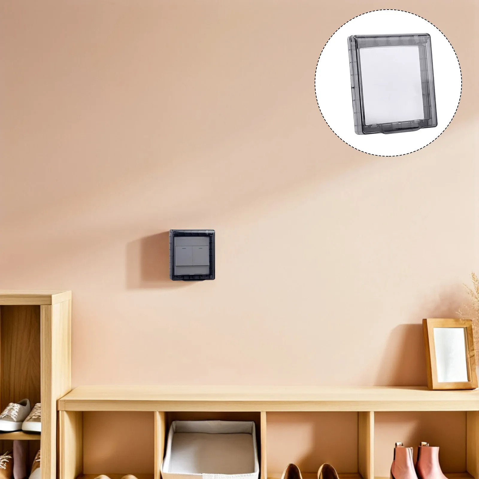 

4pcs Waterproof Outlet Covers For Home Bathroom Balcony Garden Socket Protector Box Covers Outdoor Plug Receptacle Protectors