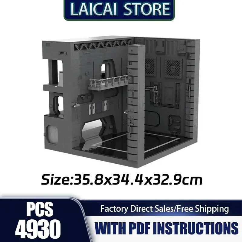

Star Movie Model Moc Building Bricks Military AT-ST Hangar Technology Modular Blocks Gifts Christmas Toys DIY Sets Assembly