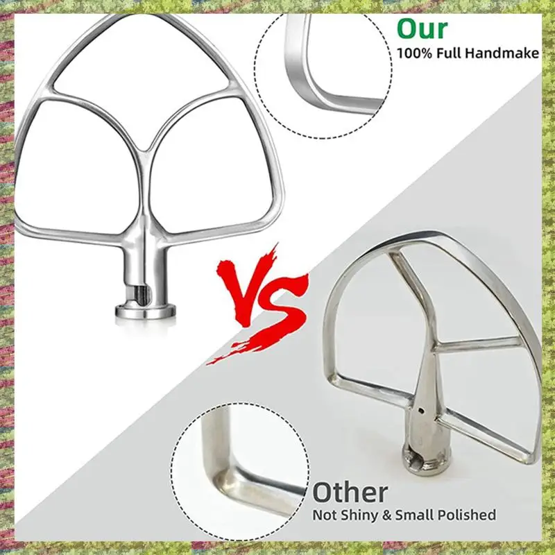 キッチンエイド 4.5-5QT チルトヘッドスタンドミキサーアクセサリーミキシングボウル + ダンピング保護カバー + フラットスターラーアタッチメントシルバー