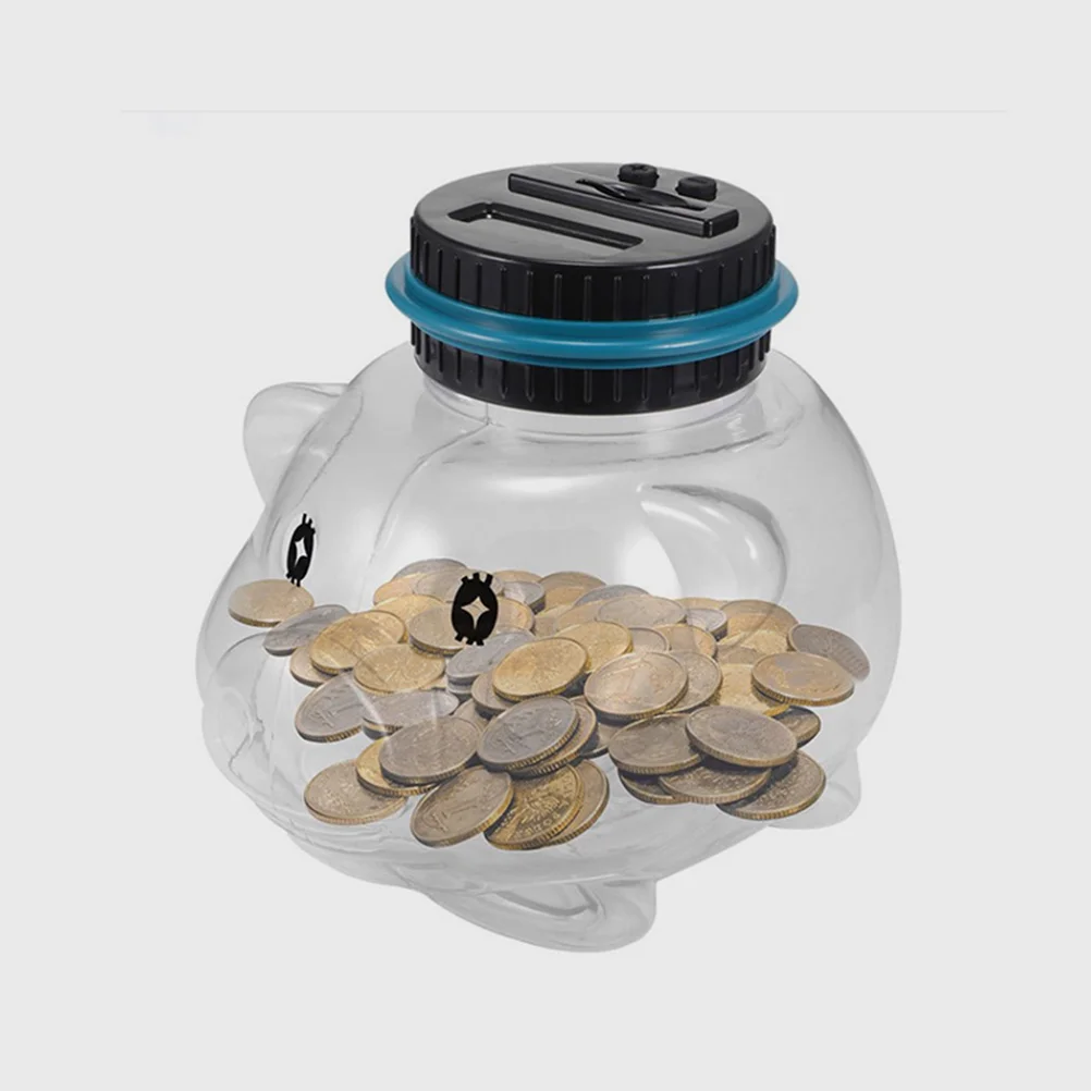 

Electronic Counter Piggy Bank Transparent Digital Money Saving Jar Lcd Screen Coin Storage Box Kids Saving Bank Creative