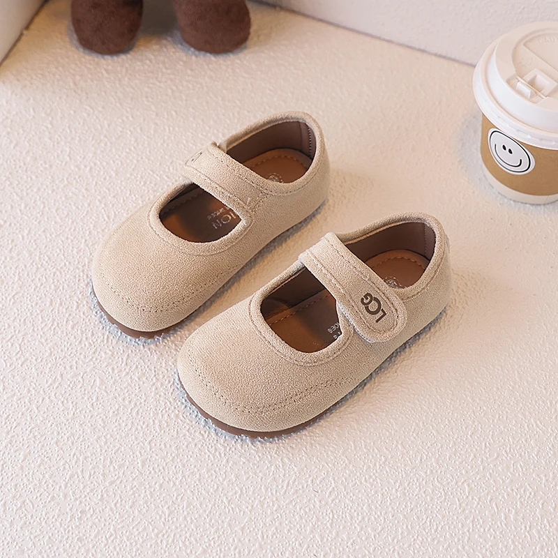 Mary Janes-Schuhe für Kinder, Wildleder, flach, für den Frühling, lässig, Unisex, flache Schuhe für Mädchen, atmungsaktiv, flexibel, prägnanter Stil, Kinderschuhe, Größe 23–36 – Detail 13