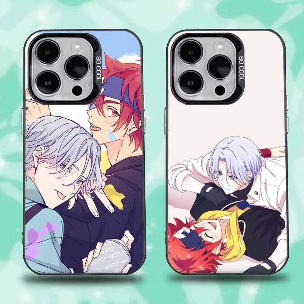 

Anime Sk8 The Infinity Phone Case For iPhone 16,15,14,13,12,11,Mini,Pro,E,SE4,XS,MAX Black Candy Matte Cover
