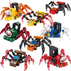 Moc Horrors Steam Trains Choo-Choo Charles Spider Train Cartoon Monster Game Building Blocks Bricks Toys for Children Gifts