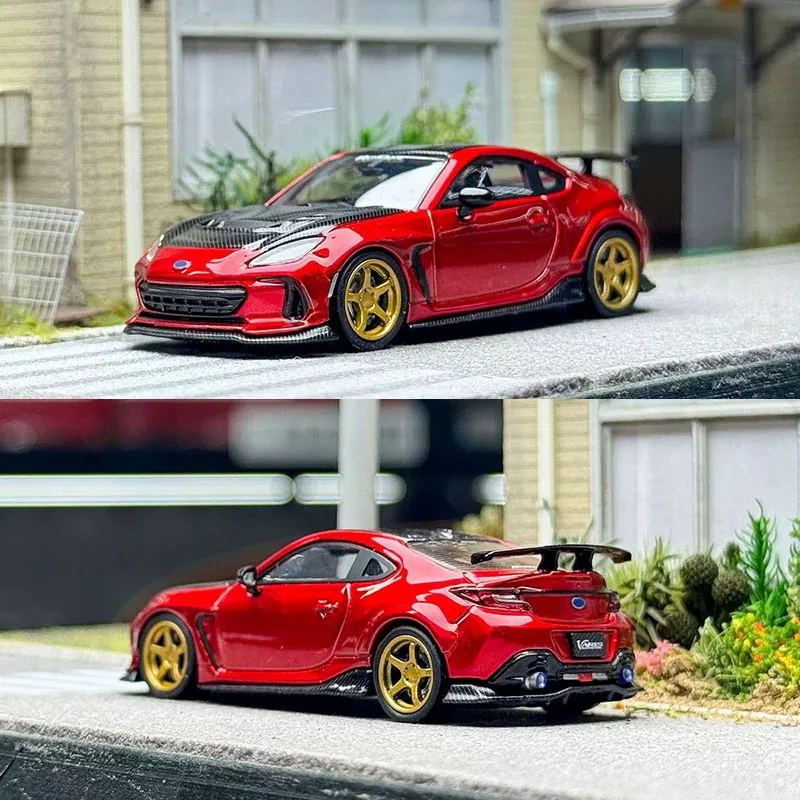 

CM MODEL 1:64 Scale Alloy BRZ Varis Arising-1 Metallic red Car Model Collection Display Ornament Toy Gift