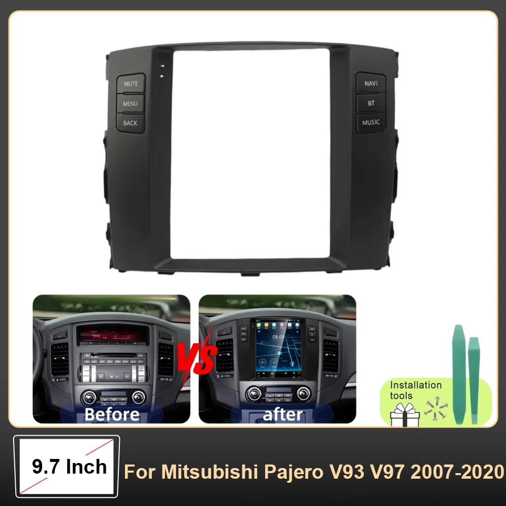 For Mitsubishi Pajero V93 V97 2007-2020 Double Din 9.7