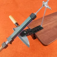 Fixed Knife Sharpener Professional Angle Sharpening Stone Kitchen Whetstone Grinding System Honing Diamond Grinder Woodwork Tool