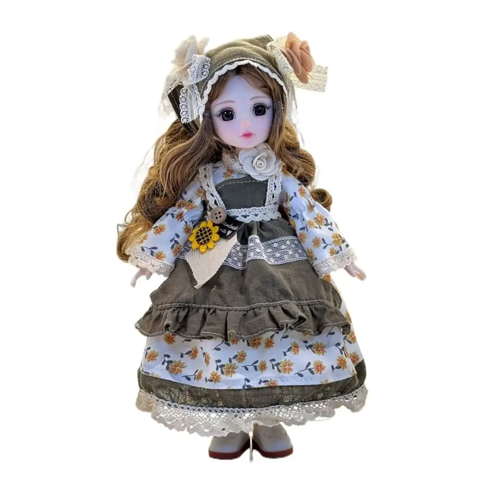 

Trendy Retro Style 30cm Doll Clothes Fashion Pretty 1/6 BJD Doll Outfit Set Elegant Girl Toy Gift (No Dolls or Shoes)