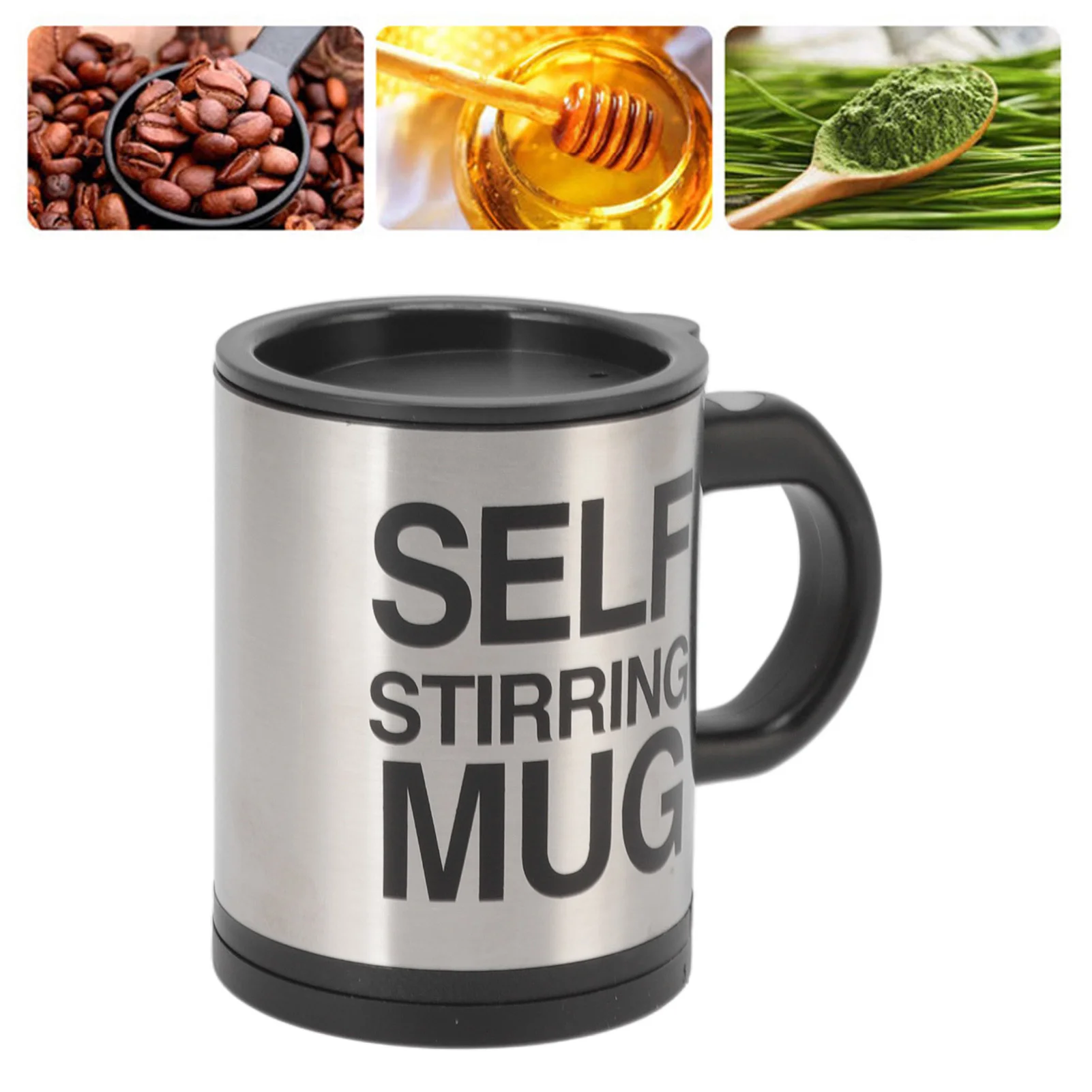 

400ml Smart Stirring Cup - USB Rechargeable Auto-Blending Mug for Coffee & Powder Drinks