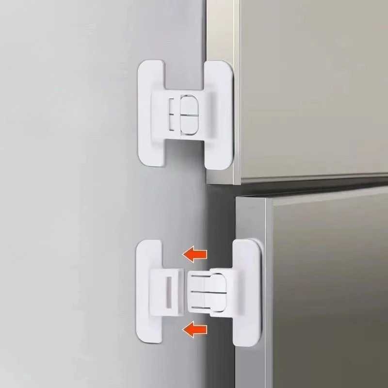 1pc Baby Safety Refrigerator Lock Cabinet Door Locker Buckle Home Kids Security Protection Anti-Open Water Dispenser Locks