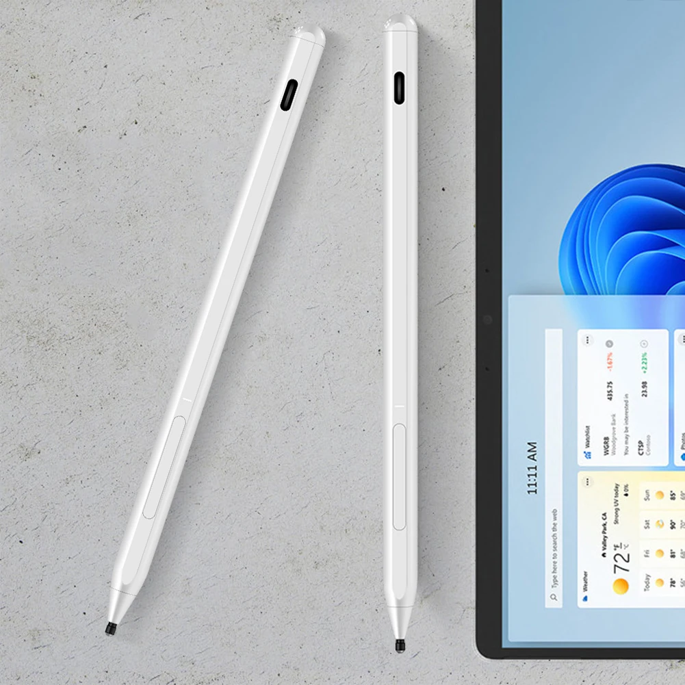 Stylus Pen 4096 Pressure Sensitivity Rechargeable Stylus Pen with Eraser Side Button for Microsoft Surface/ASUS/HP/SONY