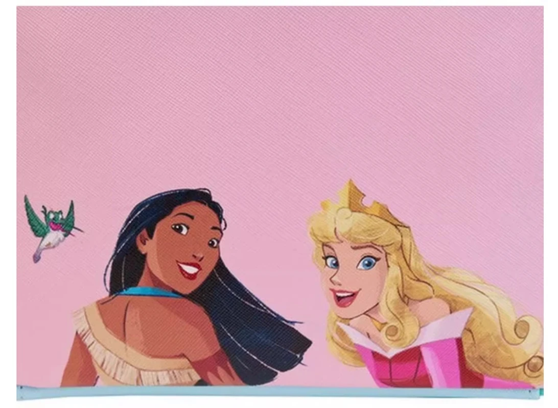 디즈니 Loungefly 만화 애니메이션 공주 콜라주 시리즈 미니 레저 배낭 소녀 패션 액세서리 배낭 학생 크리스마스 선물