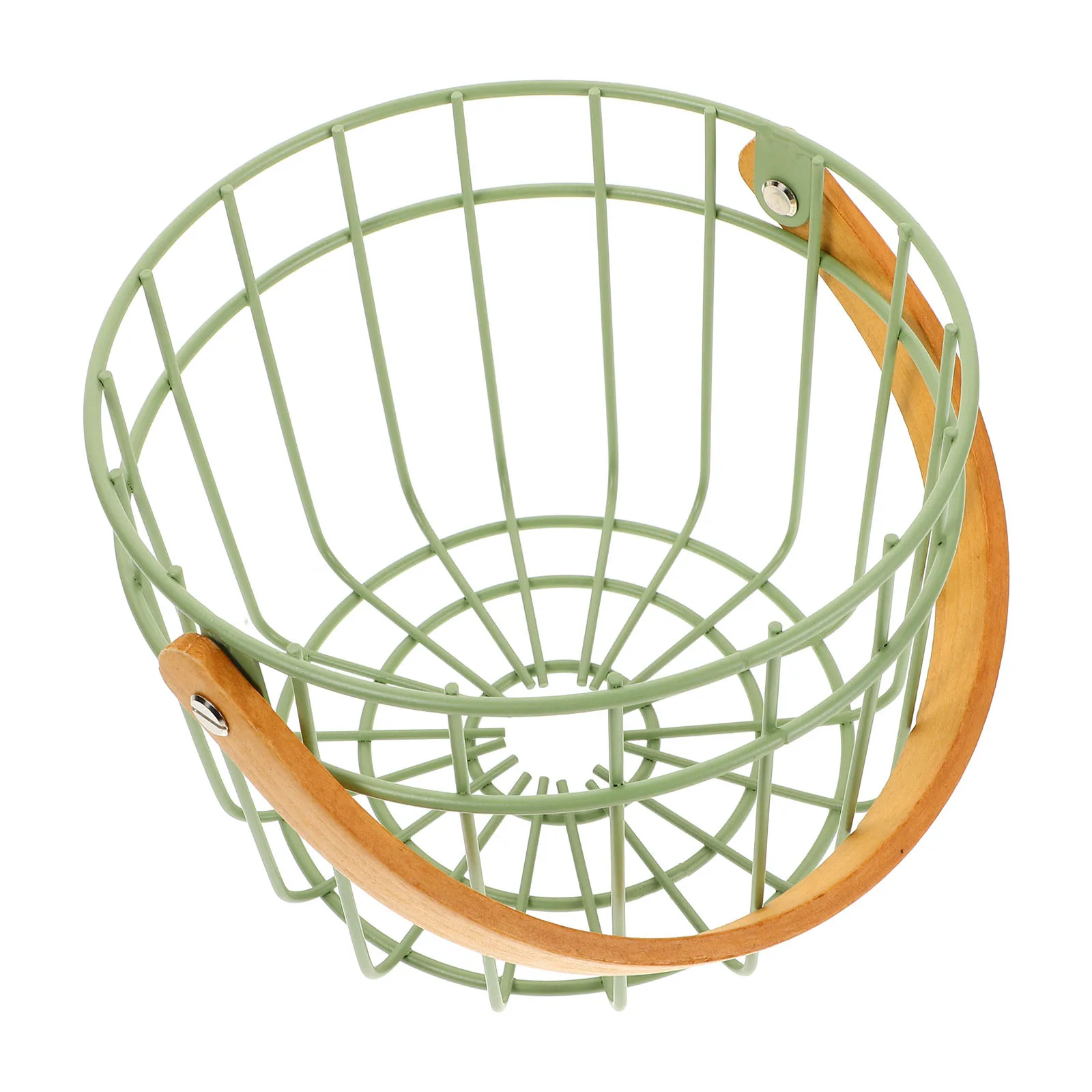 

Round Metal Snack Basket Nordic Iron Art Design Multifunctional Storage Bin For Kitchen Picnic Fruit Egg Holder Wire
