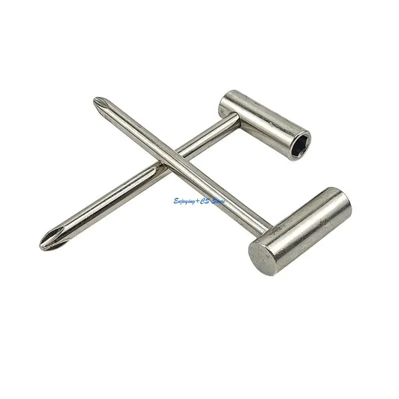 

Y51D Guitar Hexagonal Socket Adjustment Wrench Metal Trusses Rod Tool Electric Guitar Wrench Adjustment Tool Easy to Use
