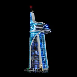 LYBMTWF LED light 76269 set is suitable for Avengers Tower building blocks (including lighting accessories only)