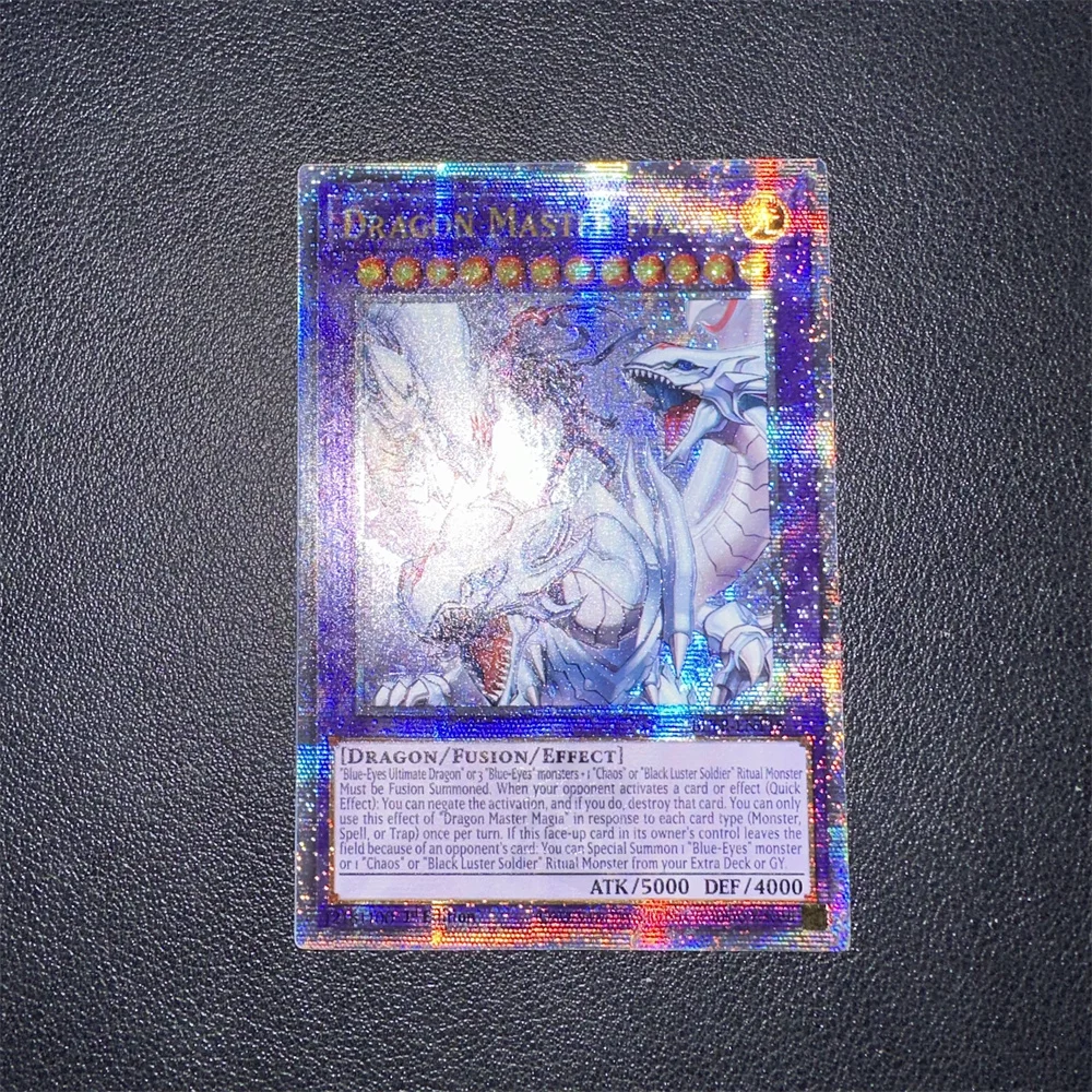 Yu-Gi-Oh OCG/TCG  25TH / Dragon Master Magia(BLTR-EN118) Kids Collectible Gift English Card Toys （Not Original）