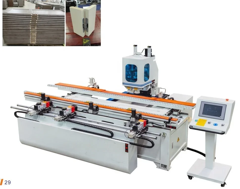 CNC Wooden Door Milling And Hinge Boring Machine And Door Lock Hole Drilling Machine