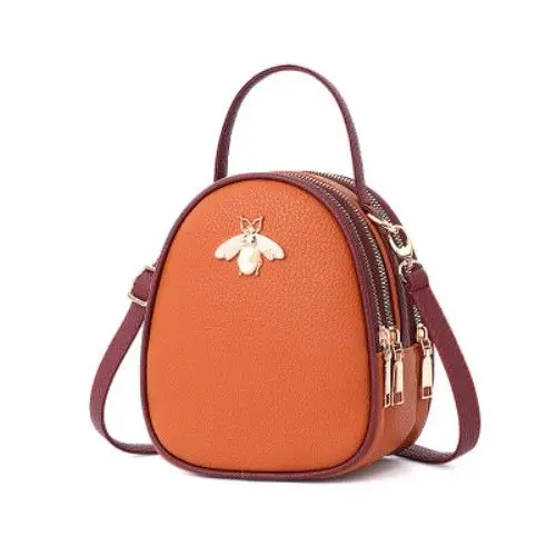 New Fashion Girl\'s Casual Bees Designer Shouler Elegant Ladies Fashion Mini Handbags Shoulder Bags Women All Match Bags Female