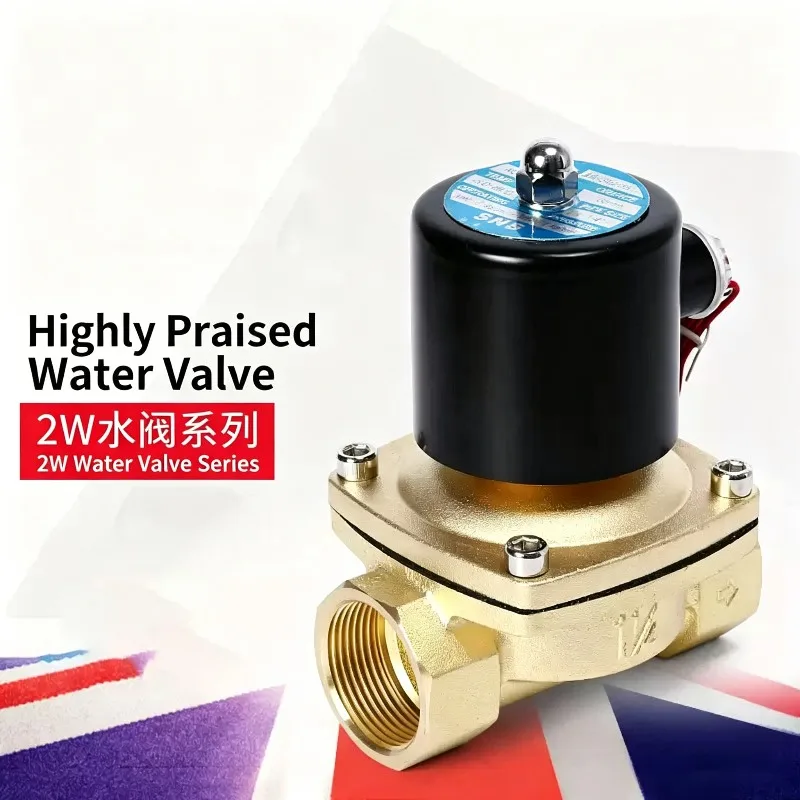 220VAC 110VAC 24VDC 12VDC 24VAC Direct Acting For Water Gas Oil 1/2