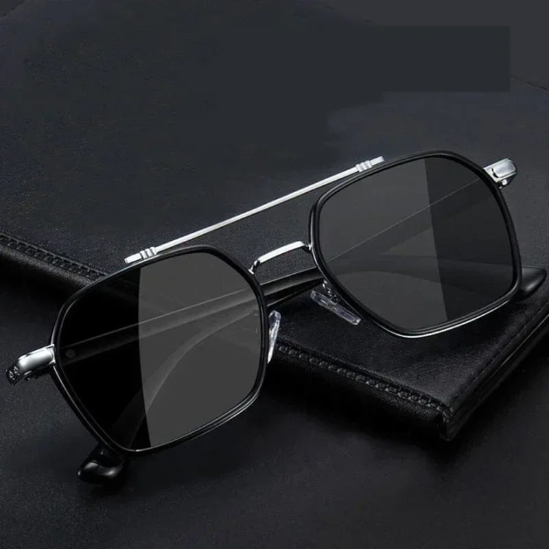 Retro Steampunk Sunglasses Men Polarized Brand Designer Driver Safety Goggle Outdoor Eyewear Man Shades UV Protection Oculos image 2