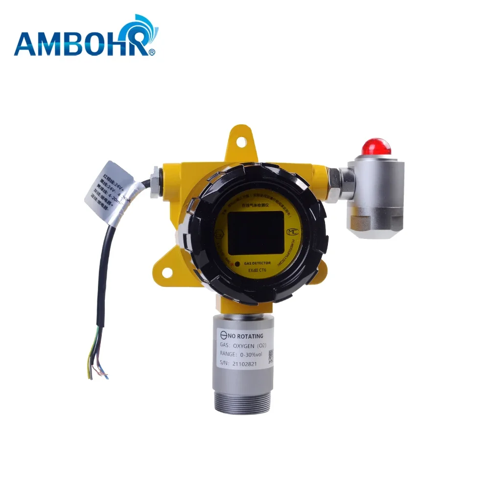 AMBOHR ZP-600 Online or Fixed Ozone Concentration Detector with Display and Alarm For Industry Use