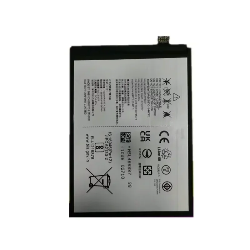 New NT01 3.87V 4500mAh High Quality Mobile Phone Battery for Nothing Phone NT01 1 One Rechargeable Lithium Batteries