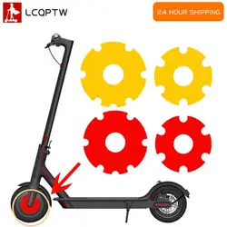 For Xiaomi M365/1s/Pro KickScooter Electric Roda Dianteira Adesivo Protetora Motor Pvc Capa Escudo Front Wheel Sticker Acessório