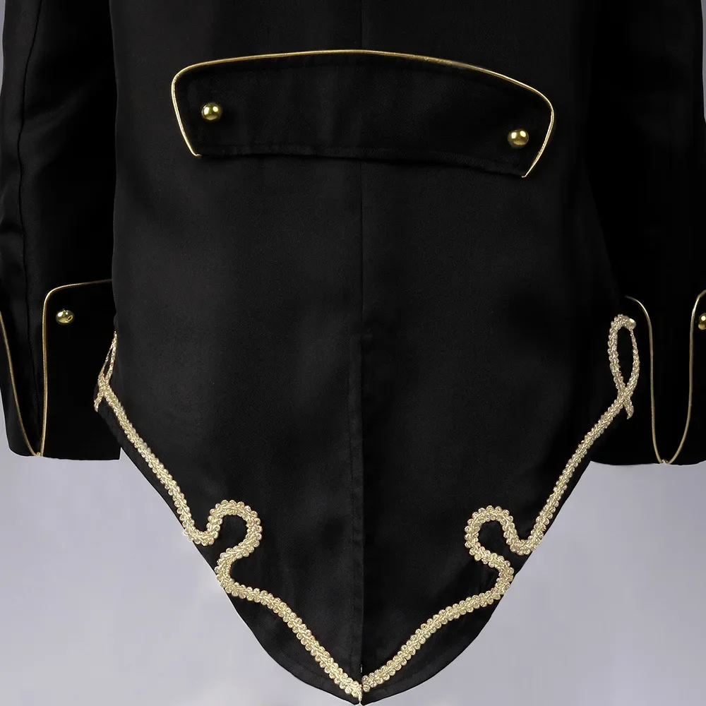 New Retro Halloween Costume Gilt Embroidered Court Tuxedo