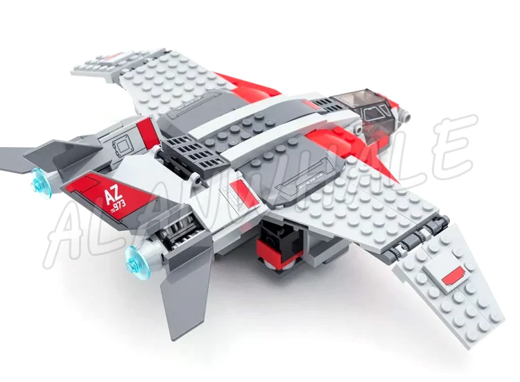 323 pz Super Fighter Revenger Capitano e L'attacco Skrull Quinjet Aereo 11235 Building Blocks giocattoli Compatibile Con Il Modello