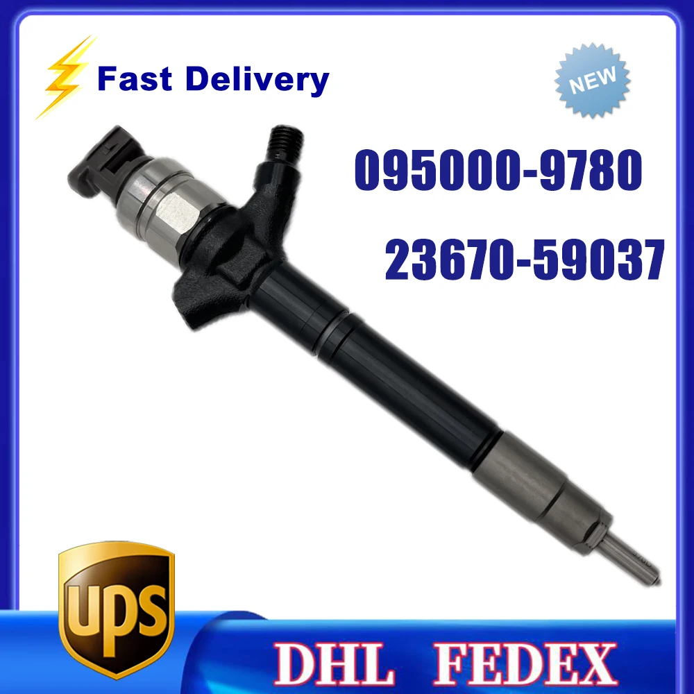 

095000-9780 23670-59037 New Diesel Injector 23670-59036 23670-59035 for TOYOTA