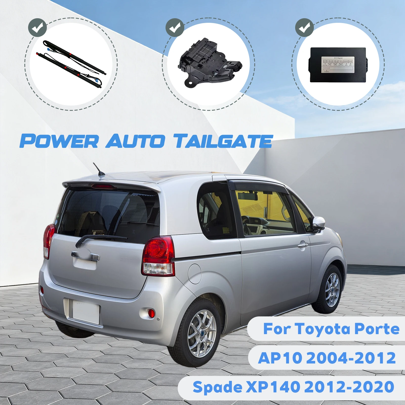 For Toyota Porte AP10 Spade XP140 2004-2020 Car Automatic Lifting kit Opening Trunk Intelligent Electric Lift Tailgate