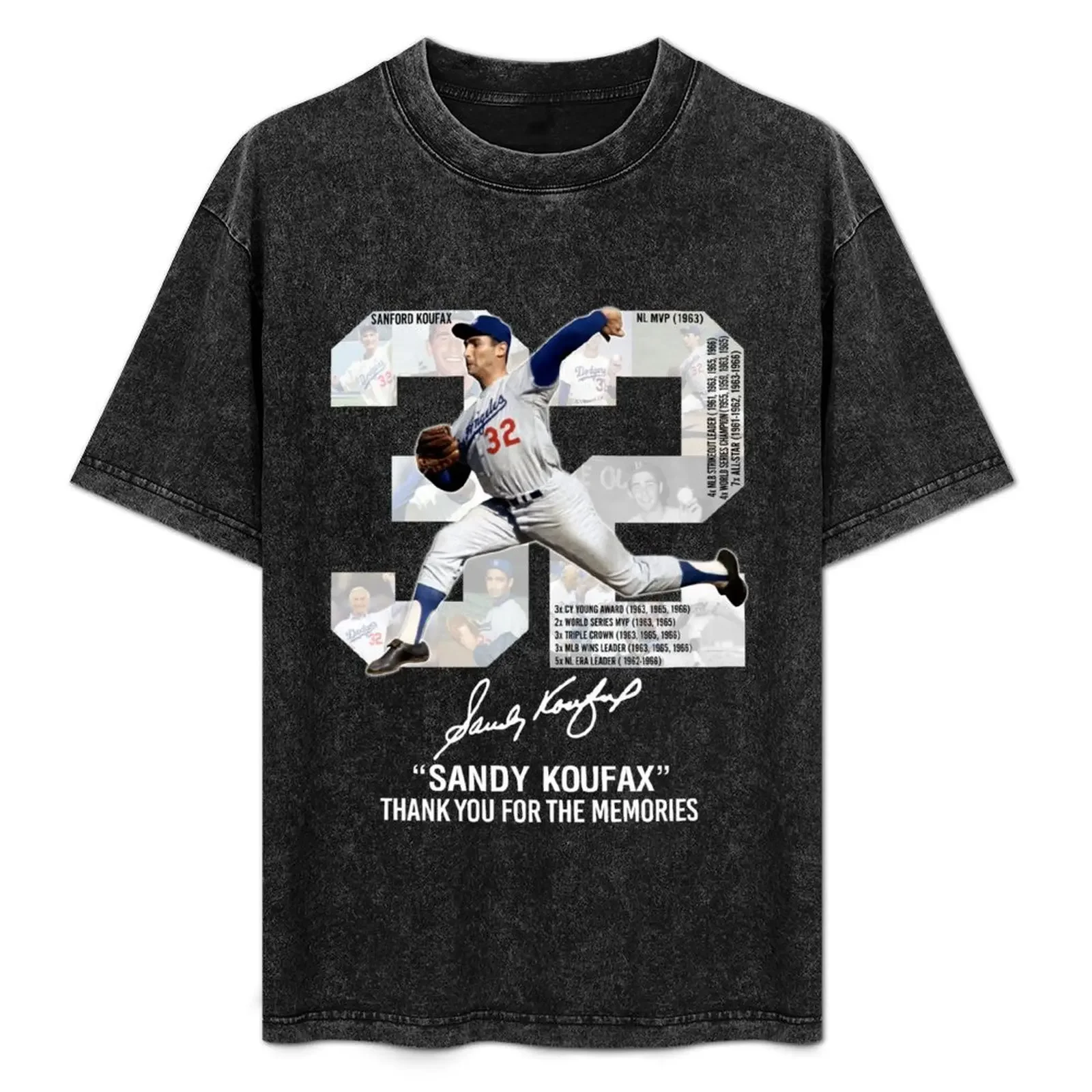 

Sandy Koufax Thank You For The Memories Signature, Unisex, Trending T-Shirt man graphic t shirt T-Shirt