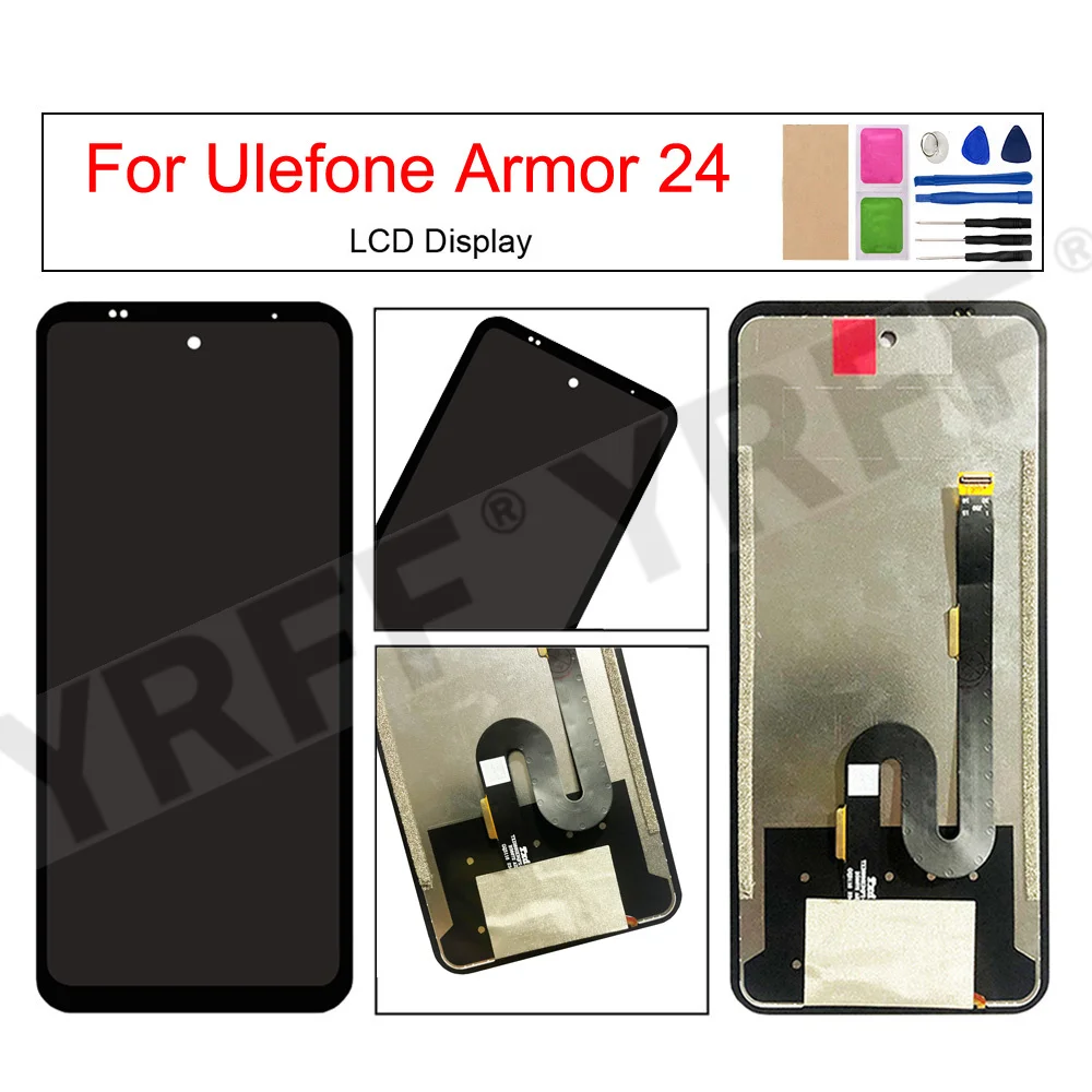 

ЖК-экран для Ulefone Armor 24, ЖК-дисплей, цифровой преобразователь экрана в сборе