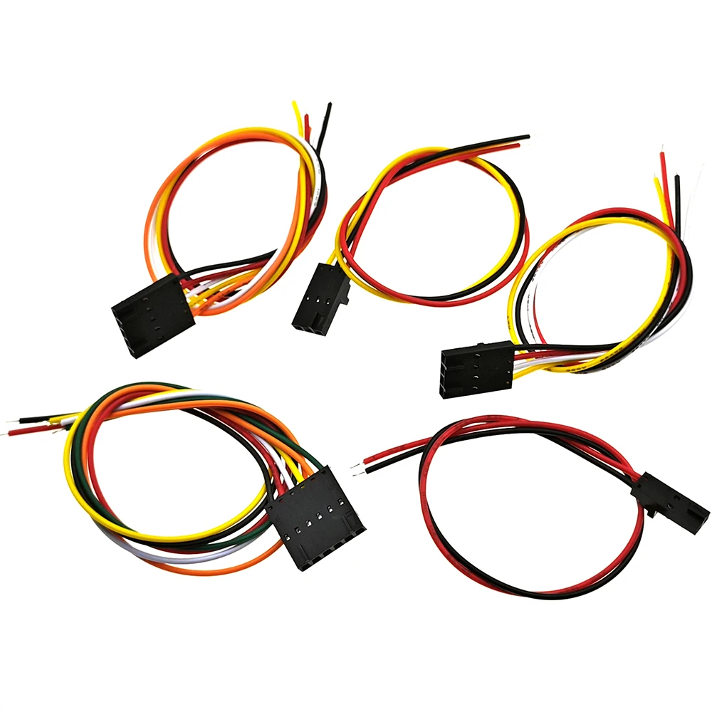 10 Pieces 20cm MX2.54 2.54mm Cable 2-10Pin Single/Double Row with Locking Terminal 24AWG Electronic Wire