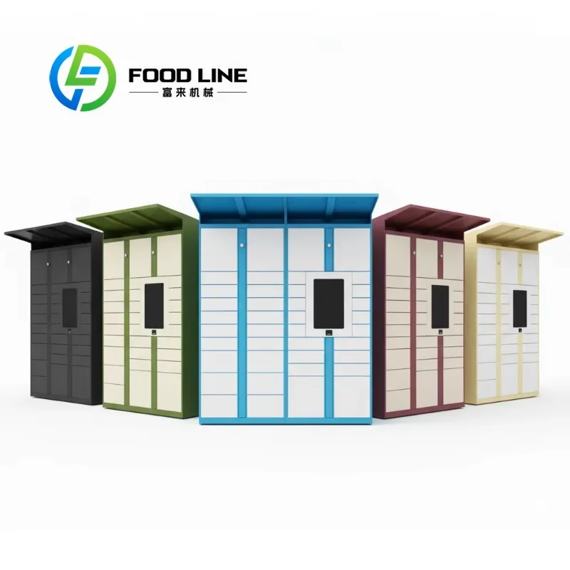 Contactless Smart Assembled Parcel Locker for Residential Community Office Use Secure Anti-theft Multi-language Network System