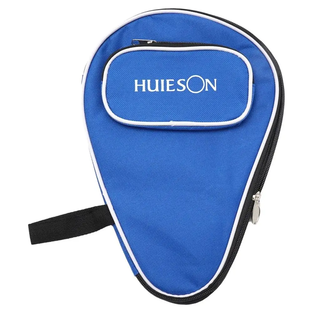 Oxford Cloth Table Tennis Rackets Bag Single Paddle Calabash Shape Ping Pong Rackets Case Protective Cover Training Accessories