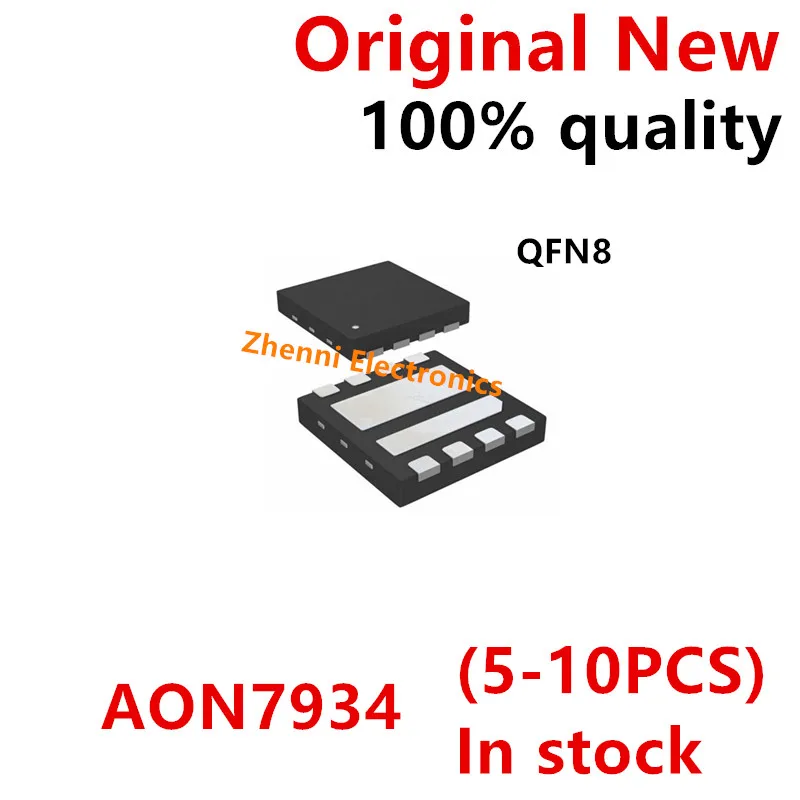 

(5-10piece)100% New AON7934 AO7934 7934 QFN-8 Chipset